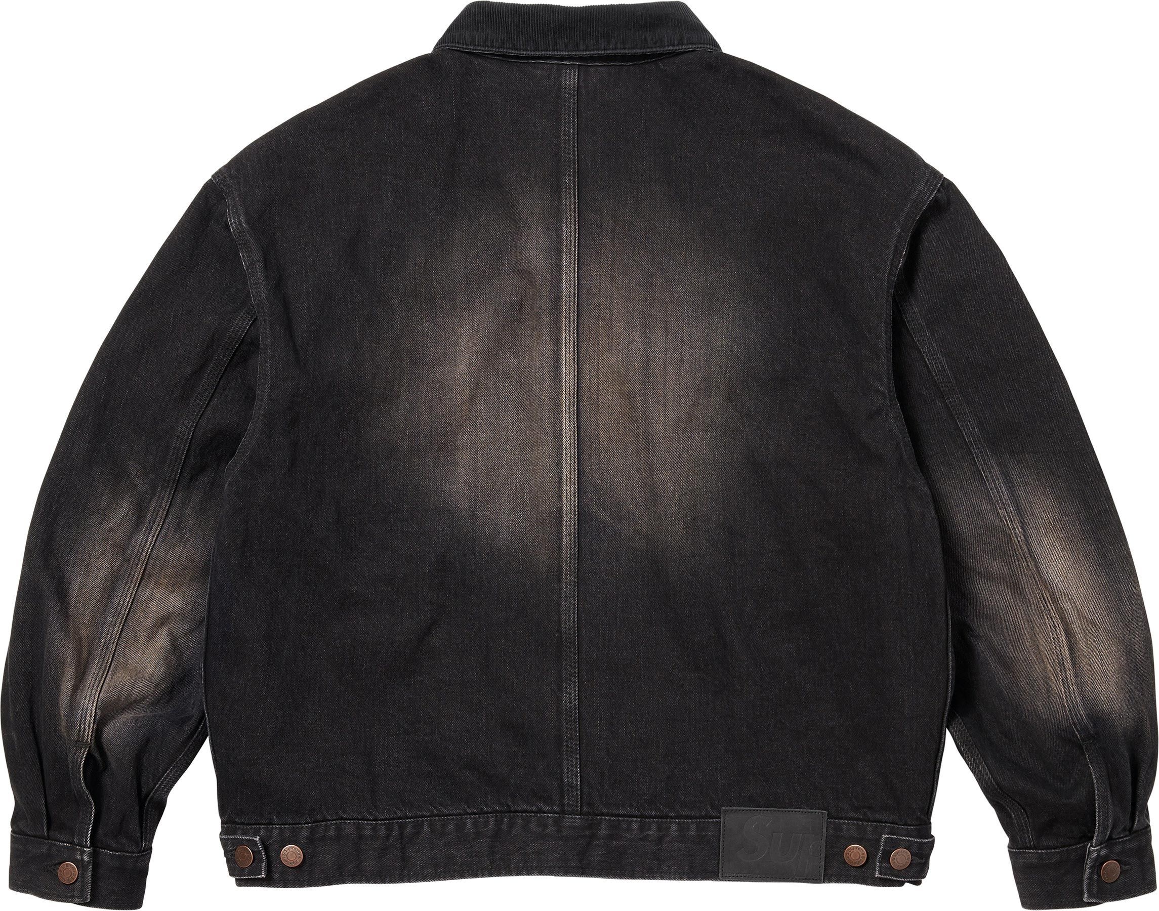 Distressed Selvedge Trucker Jacket view 14
